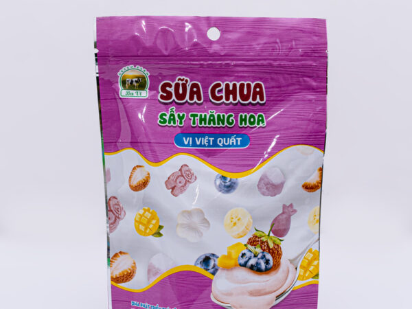Sữa chua sấy thăng hoa vị việt quất